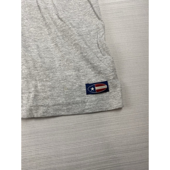 Spirit of America Mens T-Shirt 2XL Stars and Stripes Gray‎ Made in USA Hawaiian - Picture 3 of 7